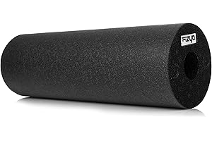 ‎FIZYO Fizyo Wałek Do Fitnessu, Jogi, Rehabilitacji, Pilatesu,do Samodzielnego Masażu Pleców Kręgosłupa, Mięśni Powięzi, Nóg Ramion, Powięziowy, Pianka EPP o Średniej Twardości (Czarny, 45x15 cm)