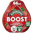 Robinsons Boost Benefit Drops Raspberry, Strawberry & Acai with Vitamin B6 - With Real Fruit Juice - No Artificial Colours - No Added Sugar - Perfect for Travel - 66ml, Makes 20 Drinks per Pack