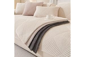 ‎QHAIYYBF QHAIYYBF Sofabezug rutschfeste Sofadecke,sofaschutz1 2 3 4-Seater L Shape Sofaschoner Form Sofa Cover Sofa Überzug Ecksofa,Neue Universelle rutschfeste Sofakissen Überwurf