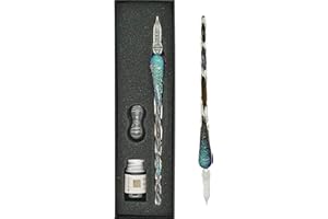 ‎EACHHAHA EACHHAHA Glasstifte-Set,Kalligraphie Stift,Glas Dip Pen und Tinte, Glasfeder für Schreiben,Zeichnen,Grußkarten,Unterschriften,Geschenk