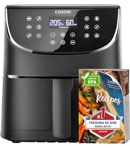 Gourmia 7,6 L (8 Qt.) Freidora de aire digital con controles de