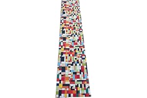 LaVelahome Tappeto Cucina Artistico Design Ispirato ai Grandi Maestri dell’Arte Pittori Misto Cotone e Poliestere, Antiscivolo, Sottile, Lavabile, Made in Italy (cm_50_x_190, Mondri)