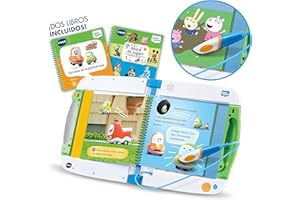 VTech- Magibook v2, Sistema de Aprendizaje Interactivo para niños +2 años, Incluye Libro Cory Bólidos + Otro de Muestra, versión ESP, Color Blanco/Verde, único (3480-613122)