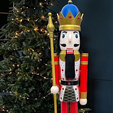 2x Aufbewahrungsbox Für Weihnachtsfiguren Bis 40,6 Cm | Transparent, Mit Trennwänden | Nussknacker, Weihnachtsmänner