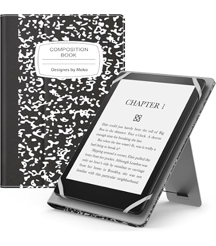 MoKo Étui Universel pour 6 6.8 7 Kindle eReaders Fire Tablette-Kindle/ Kobo/Voyaga/Lenovo/Sony Kindle E-Book E-Reader Tablette, Coque en PU avec Support Réglable et Dragonne, Fleur MoKo Étui Universel pour 6 6.8 7 Kindle eReaders Fire Tablette-Kindle/ Kobo/Voyaga/Lenovo/Sony Kindle E-Book E-Reader Tablette, Coque en PU avec Support Réglable et Dragonne, Fleur