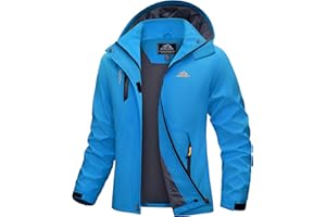 MAGCOMSEN Veste de randonnée légère et imperméable pour Femme Grand