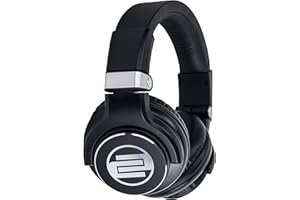 Reloop RHP-15 Professional DJ Headphones, Closed Construction, 50mm Drivers, negro
