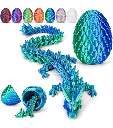 di Drago Stampato In 3D Giocattolo Completamente Articolato Decorazione