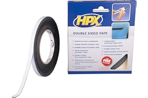 MOTIP HPX ZC03 Montageband doppelseitig schwarz 9 mm x 10 m
