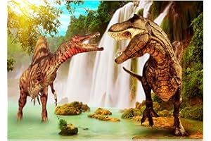 Runa Art Papier peint intissé dinosaure enfants 352 x 250 cm Toison Mur XXL Tableaux Muraux Tapisserie Photo Décoration Murale Salon Chambre Coloré 9481011c