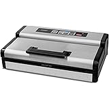 CASO FastVac 1000 Professionelles Vakuumsystem - Doppelte Kolbenpumpe (ca. 20 Liter/Min.), Starker Motor, Doppelte Schweißnah