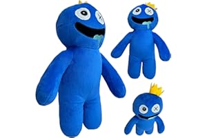 DLISHKA Juguete De Peluche Rainbow Friends,Lindos Animales De Peluche Suaves Y CóModos, NiñOs Y NiñAs para Halloween, AccióN De Gracias, Navidad Y Amantes De Los Juegos. (Hombrecito Azul)
