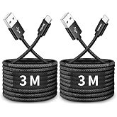 CLEEFUN 3M Long USB C Cable, USB to USB C Cable Fast Charging 3 Meters | Type C Cable for iPhone 17/17 Pro Max/16/15/15 Plus/
