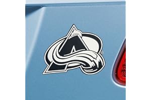 FANMATS 17223 Colorado Avalanche 3D Chrom Metall Auto Emblem