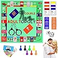 xinrongda Adultopoly Board Game, Board Game Couples Card Game Valentines Gifts for Her, Couples Adult Monopoly Board Games for Adults Conversation Cards