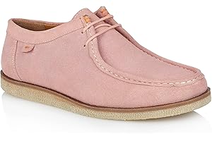 Silver Street London Men's Sydney Suede Leather Lace up Boat Shoe