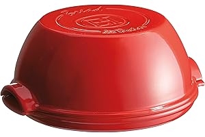 Emile Henry EH349507 Set Pain Maison, Céramique, Rouge Grand Cru, 32, 5 x 30 x 15 cm