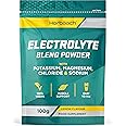 Electrolytes Powder | Keto & Fasting Electrolytes Drink | Lemon Flavoured Supplement with Potassium, Magnesium, Chloride & Sodium | Vegan | 100g | by Horbaach