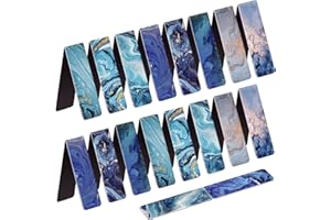 UpUDo Lot de 24 Marque-page, Signets Magnétiques, Bandes de Lecture pour Enseignants, Amateurs de livres, Enfants, étudiants