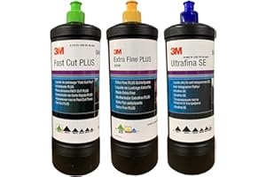 GENERIC 3M Perfect-it III Kit de polissage et de polissage triple – Fast Cut Plus Extreme, Extra Fine Plus et Ultra Fina SE