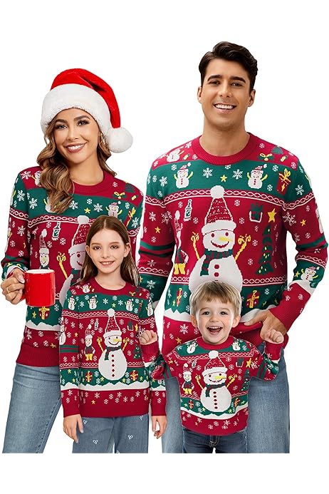 Ganze Familie Familienpullover Weihnachten Personalisiertes