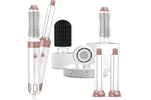 MIEARA 5 in 1 Air Styler - Hot Air Styler, Blow Dryer Brush, Hot Air Brush, Hairdryer Brushes with Straightening, Volumising, and Curling Effects – Negative Ionic Curler for All Hair Types