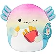 Squishmallows Original 10-Inch Aika The Rainbow Axolotl - Official Jazwares Plush - Collectible Soft & Squishy Axolotl Stuffed Animal Toy - Add to Your Squad - Gift for Kids, Girls & Boys