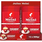 Julius Meinl President &Ccedil;ekirdek Kahve, 500 g x 12 Adet