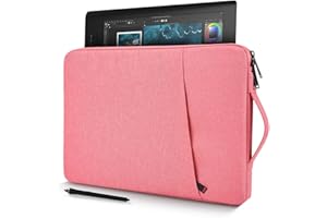 CASEDEER Tragbare Tablet-Schutzhülle für XP-Pen Artist13,3 Pro 13,3 Zoll/Artist 12, Huion Kamvas 13 / Inspiroy Q11K / Inspiroy H1161, Pink