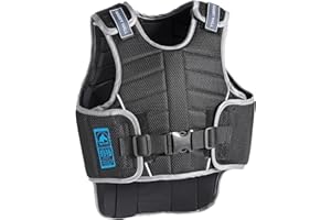Harry Hall Zeus Kids Body Protector Horse Riding - Children Hi-Viz Equestrians Level 3 EN 13158 Girls Boys Protective Jacket Vest
