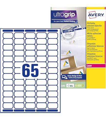 Etichette Adesive Permanenti Multifunzione TAK-TO - 46 X 27 Mm - Fogli - Foto 6