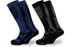 Occulto Calcetines Esqui para Hombre 2 pares, 4 Pares (modelo: Felix)
