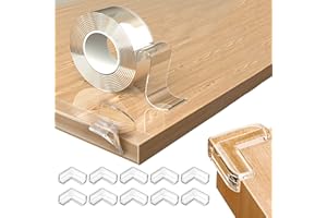 NEVYTOL Protector Puertas Bebe, Protector Esquinas Bebe, Esquineras Protectoras Bebe, Protector Muebles Bebe, Protectores Esquinas Bebes Protección para los Bordes y Esquinas