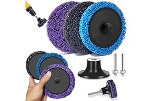 GUOSIYAO Disco Limpieza Discos De Limpieza Para Amoladora Angular 20 Pcs Disco CSD Disco Abrasivo 50 mm Para El Tratamiento Superficies Pulido Eliminación De Óxido Eliminación Costuras Soldadura