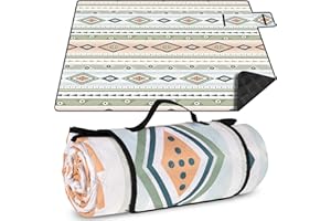 GLOSKIN Manta Picnic, Manta Picnic Impermeable de 200 × 200 cm, Picnic Blanket Lavable Portátil, Manta para Acampar Al Aire Libre, Adecuada para Al Aire Libre, Barbacoa, Picnic, Playa