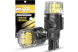 ANTEMOON T15 W16W LED Bombillas CANBUS Sin Error Extremadamente Brillante 12V 6000K Blanco 921 912 955 para Coche Estacionamiento Luces de Marcha Atrás Copia de Seguridad Luz Trasera, 2 Piezas