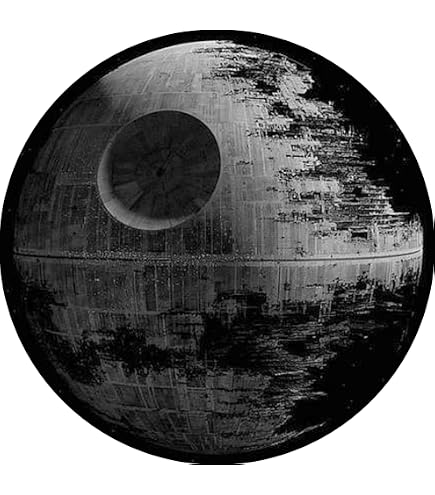 Tapis De Souris Death Starsbucks Rond, 20x20cm, Design Geek Café/Star Wars, Base Antidérapante, Polyester, Pour Bureau, Maison - 4
