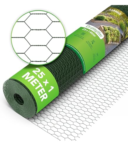 Verzinkter Maschendrahtzaun 150 Cm Hoch, 25 M Lang – Robust & Flexibel Für Garten & Tiergehege