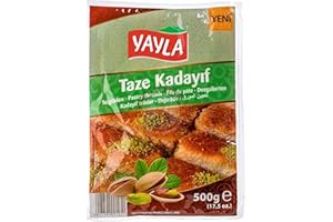 GENERIC The Best Match with Dubai Chocolate Yorem Kunefe Kataifi Original Pastry Threads Kunefe Kadayif Dubai Chocolate Pastry Fresh Taze Kadayif 400 Gr by BAKKALIM UK