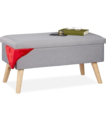 DKD Home Decor Banqueta De La Marca, Color Marrón Y Beige, De