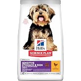 Hill's SCIENCE PLAN Hassas Mide & Deri Yetişkin K&uuml;&ccedil;&uuml;k ve Mini Irk Tavuklu K&ouml;pek Maması 1.5 kg