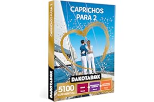 DAKOTABOX - Caja Regalo hombre mujer pareja idea de regalo - Caprichos para 2 - 5100 experiencias como tratamientos de bienestar, cenas y actividades de aventura