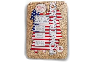 CALEG 2 SACCHI x 15kg PELLET USA AMERICANINO DI CONIFERA PER STUFE E TERMOSTUFE A1