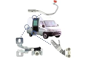 STARKIT PERFORMANCE 3 ruote porta laterale compatibili per Boxer 1, Ducato 1, Jumper 1 (1994-2002) rulli per porta scorrevole destra - ALTO - MEZZO - BASSO porta