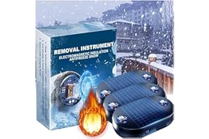 HEHIMIN Solar Electromagnetic Molecular Interference Freeze and Snow Remover, Snowvanish Portable Kinetic Molecular Heater, Solar Electromagnetic Car Defroster, Anti-Freeze Car Snow Removal Device (3pcs)