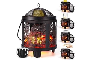 WOWLELA Lámpara de Fragancia eléctrica,Quemador eléctrico 4 en 1 para Cera aromática,Vela y Aceite aromático, Patrón de hoja de arce Lámpara de Aroma eléctrico para Regalos y Decoraciones de Oficina doméstica