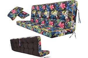 ‎SALES CORE Sitzkissen Bankkissen Bankauflage für Gartenbank 180cm x 105cm x 8cm Schaukelkissen Palettenkissen Outdoor Wasserdicht Bodenkissen für Hollywoodschaukel Outdoor und Indoor Sitzauflagen Gartenmöbel