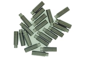 SINGULARITY SUPPLIES M5 (5mm x 16mm) Hex Socket Grub Screw (Dog Point) - Stainless Steel (A2) (Pack of 20)