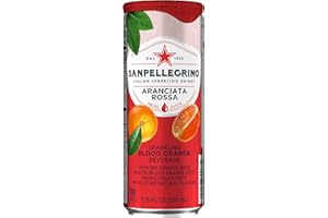 San Pellegrino Sparkling Fruit Beverages, Aranciata Rossa/Blood Orange 11.15-ounce cans (Pack of 24) by Nestle Waters North America - Grocery