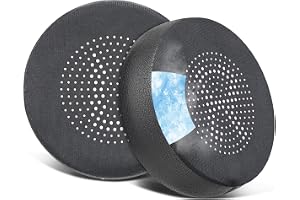 SOULWIT Kylande Gel Ersättnings öronkuddar för Jabra Evolve 75(75UC 75MS UC MS) trådlösa stereo Bluetooth-hörlurar, earpads H